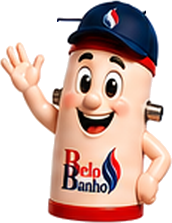 Belinho, mascote da Belo Banho Aquecedores